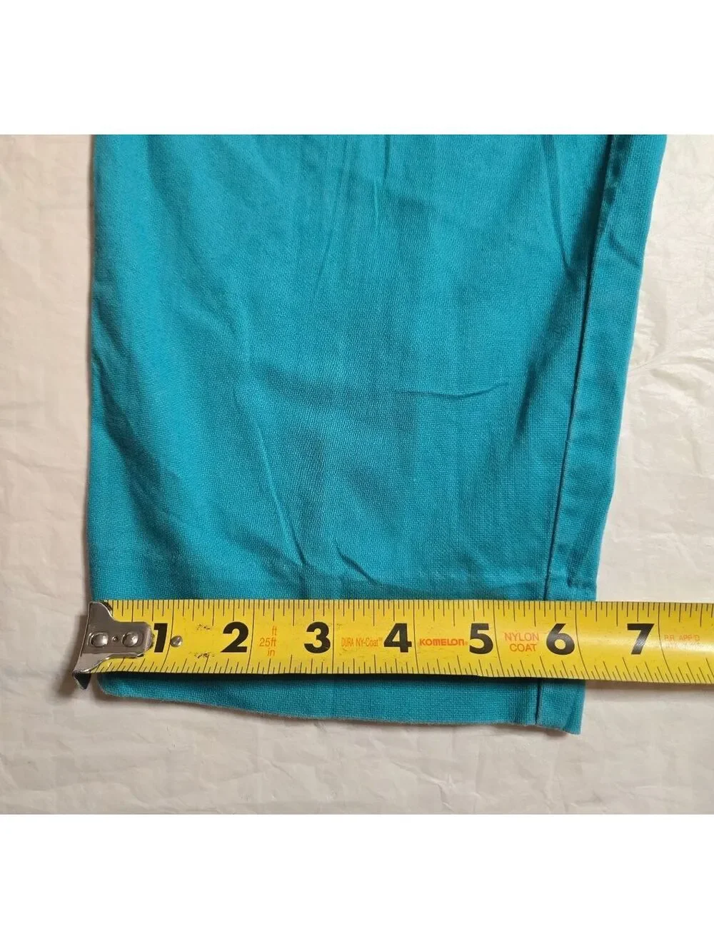 J.Crew City Fit Pants Women's 6 Turquoise Teal Blue Cropped Stretch Cotton 2013